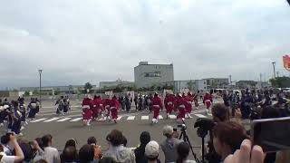 粟津おすえべ花吹雪　YOSAKOIソーラン祭り2024壮行会　ステージ演舞　2024.6.2㈰