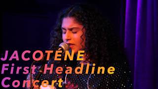 JACOTÉNE - Don't Let Me Say Goodbye (FIRST HEADLINE CONCERT) at the Servant Jazz Quarters, London