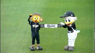 2011.5.26　阪神×ロッテ　マー君とトラッキー