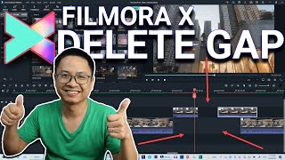 Filmora X Editing Tip - Deleting Empty Gap, Timeline Snap