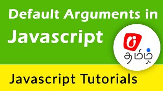Javascript in Tamil - ES6 Default Parameters