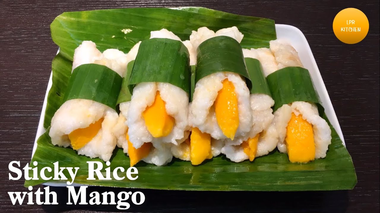 MANGO STICKY RICE RECIPE | STICKY RICE WITH MANGO RECIPE | How To Cook ...