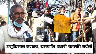 यसपालि रकम नलिई घर नफर्किने मनस्थितिमा उखुकिसान