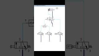 Shuttle Valve Working Principle | Pneumatic Animation in FluidSIM #pneumatics #short