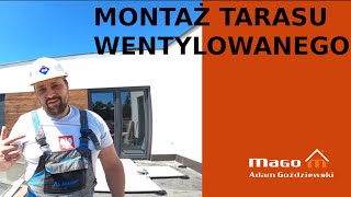 Montaż tarasu wentylowanego.