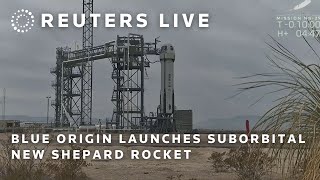 LIVE: Blue Origin launches suborbital New Shepard rocket