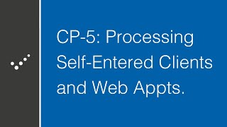 Processing Self-Entered Clients and Web Appointments