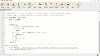 Feather CircuitPython Serial output captured by program on the PC