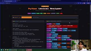 [CS 3212] Final Project: Python Lexical Analyzer (Flex & Flask) - Guiller Angelo G. Hermoso