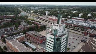 Helsinki Itäkeskus Above Tower Maamerkki, August 2018, DJI Mavic Pro 4K