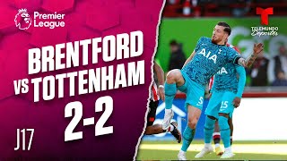 Highlights & Goals: Brentford vs. Tottenham 2-2 | Premier League | Telemundo Deportes