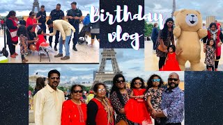 Birthday celebration at eiffel tower in TAMIL/ ஈபிள் கோபுரத்தில் பிறந்தநாள் கொண்டாட்டம்#eiffeltower