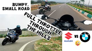 SUZUKI VS BMW | SF250 GS310 | Raw Footage