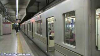 Tokyo Metro Series 03 - Hibiya Line's Train @ Hatchobori 【03-101F】