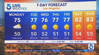 KTLA 5 News Weather Forecast - Monday, March. 2, 2026