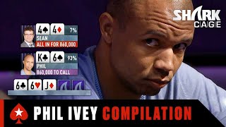 Phil Ivey CRUSHING poker players ♠️ Best of Shark Cage ♠️ PokerStars