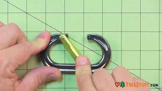 DMM Perfecto Straight Gate Carabiner  - TreeStuff.com 360 View