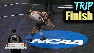 Sweep the Leg! 30 Single Leg Trip Finishes @ 2023 NCAA's