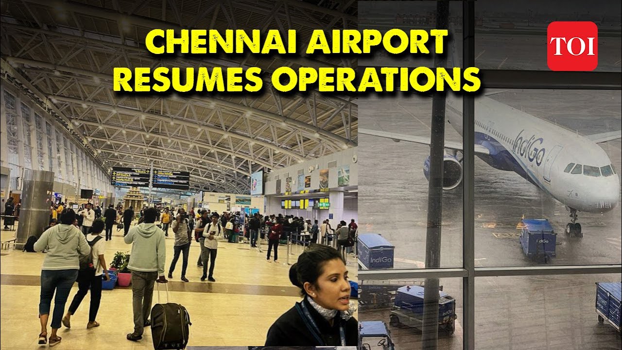 Cyclone Michaung Breaking: Chennai Airport Resume Ops, Andhra On Toes ...