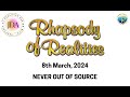 Rhapsody of Realities Daily Devotional - 8th March, 2024 | Never Out of Source