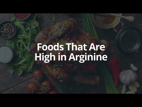 What foods are high in lysine and low in arginine?