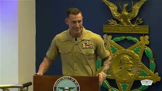 The Reenlistment of Marine Corps Staff Sgt. Johnny “Joey” Jones