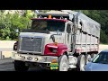 trucks heavily loaded navigating a steep descent s9 e12