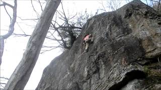 湯河原幕岩 アリババ 5.10ｂ 2013.1.21