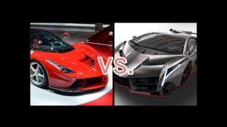 Ferrari LaFerrari vs. Lamborghini Veneno