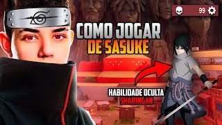 RECORDE NO SOLO X SQUAD - HABILIDADE PROIBIDA DO SASUKE NO FREEFIRE