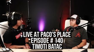 Timoti Batac (90s Music Curator) EPISODE # 140 The Paco Arespacochaga Podcast