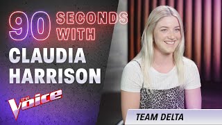 The Blind Auditions: 90 Seconds With Claudia Harrison | The Voice Australia 2020