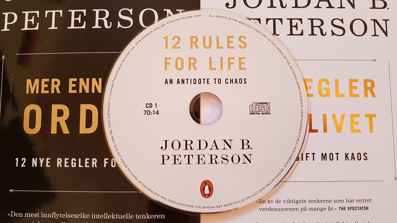 Jordan B. Peterson 12 Rules For Life: An Antidote To Chaos CD Audiobook ...