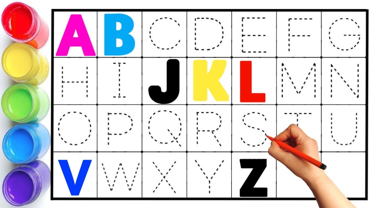 ABCD, Learn Alphabets, A For Apple B For Ball, Kids Rhymes, A To Z Kids ...