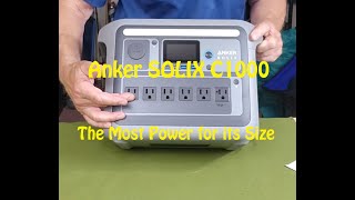 Anker SOLIX C1000 Power Station - The Most Power for its Size