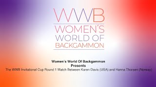 WWB Cup Round 1 Match Between Karen Davis (USA) and Hanna Thorsen (Norway)