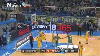 Panathinaikos-Maccabi Tel Aviv 83-76 Panathinaikos Highlights