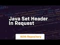 java set header in request