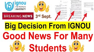 Two Degree at the Same Time is Now Allowed in IGNOU | Big Decision From IGNOU | | Complete Details