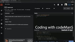 Codewars 8 kyu Switch It Up! JavaScript