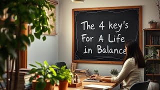 The 4 Key's To A Balanced Life