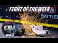 Crazy ending to an amazing fight! | BattleBots FOTW: RIPperoni vs Black Dragon | from WC7