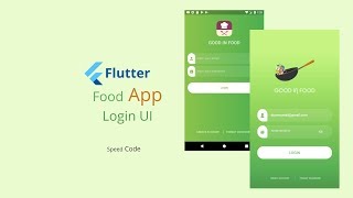 Flutter UI Design - Speed Code A Login Page