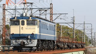 【工臨】EF65-1104+チキ4両 岡部～本庄通過