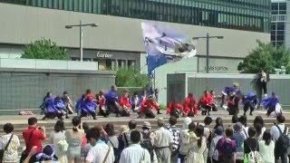 大阪芸術大学　よさこい×結び　どまつり2015　名古屋駅前JRタワーズガーデン