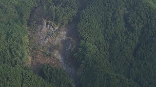 「山の稜線から土砂が崩れ…」静岡市北部で大規模地滑り　1.5km先に到達　避難呼びかけは解除