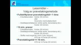 OLF frokostmøte 4 - prøvetakings- og analysemetoder for kjemikalieeksponering