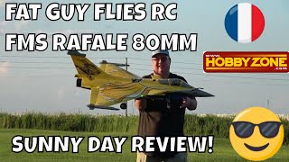 FMS RAFALE 80MM SUNNY DAY REVIEW by Fat Guy Flies RC