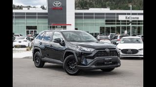 Black 2022 Toyota RAV4 LE AWD Walkaround - Kelowna Toyota