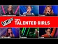 The most talented girls in The Voice Kids from Europe | TOP 6